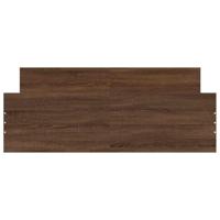 Bedframe hoofd- en voeteneinde bruin eikenkleur 120x200 cm - thumbnail
