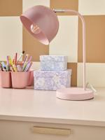 Tafellamp van tweekleurig metaal rozen - thumbnail