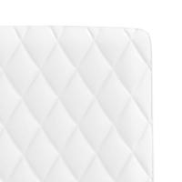 Eetkamerstoelen 2 st kunstleer wit - thumbnail