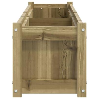 VidaXL Plantenbakken 2 st cm geïmpregneerd hout
