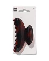 HEMA Haarklem bruin 9cm - thumbnail