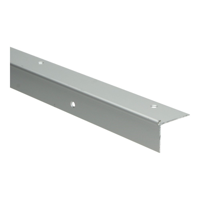 Küberit - Trapneusprofiel recht 871 t.b.v. 3mm PVC zilver - 250 cm - thumbnail