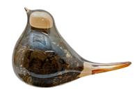 Glazen Sculptuur Vogel 16x6x10 cm Amber - thumbnail
