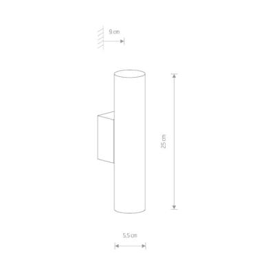 Lyora WandspotEye Wall wit - 8073