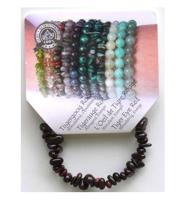 Splitarmband tijgeroog rood - thumbnail