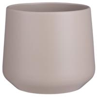 Pot amber d21h18cm taupe mat - thumbnail