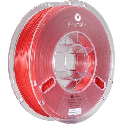 Polymaker PD01003 PolyFlex TPU-95A Filament TPU Flexibel 1.75 mm 750 g Rood 1 stuk(s) Polymaker PD01003 PolyFlex TPU-95A Filament TPU Flexibel 1.75 mm 750 g Rood 1 stuk(s)