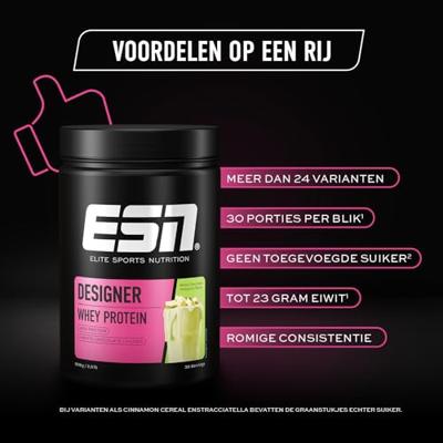 ESN Designer whey protein white chocolate pistache 908 Gram