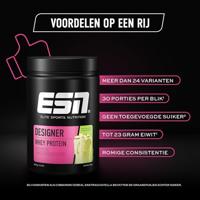 ESN Designer whey protein white chocolate pistache 908 Gram - thumbnail