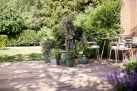 Bloempot - ELHO - Amiga Rond 40 - Groen - Ø 39 x H 29 cm - Buiten - 100% gerecycled - thumbnail