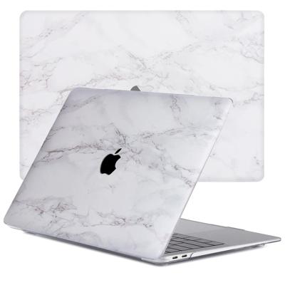 Lunso MacBook Air 13 inch (2018-2019) cover hoes - case - Marble Cosette
