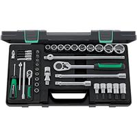 Stahlwille Dopsleutelset | 38-delig 1/4 + 1/2 inch | sleutelwijdtes 4-30 mm | aantal tanden 22/36 6-Kant | 1 stuk - 96011160 96011160 - thumbnail
