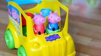 Clementoni Peppa Pig Clemmy Bus + 8 Blokken - thumbnail