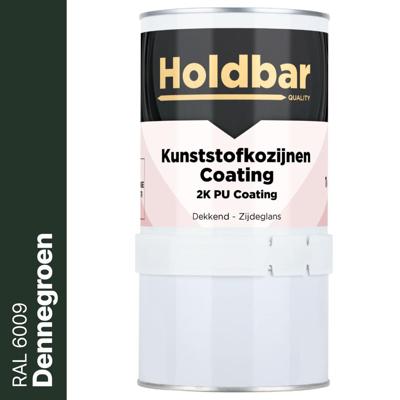 Holdbar Kunststofkozijnen Coating Dennegroen (RAL 6009) 1 Kg
