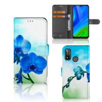 Huawei P Smart 2020 Hoesje Orchidee Blauw - Cadeau voor je Moeder - thumbnail