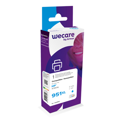 Wecare Cartridge Compatible Met Hp 951 Xl Blauw Wecare Cartridge Compatible Met Hp 951 Xl Blauw