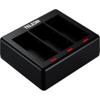 Telesin oplader voor 3 batterijen + 2x accu voor GoPro 13 - thumbnail