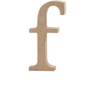 Creativ Company Letter, f, h: 13 cm, dikte 2 cm, 1 stuk