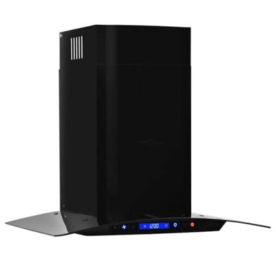 Wandafzuigkap 756 m³/u 60 cm roestvrij staal zwart