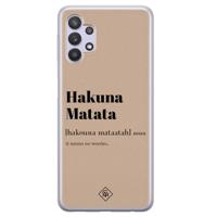 Samsung Galaxy A32 5G siliconen hoesje - Hakuna matata - thumbnail