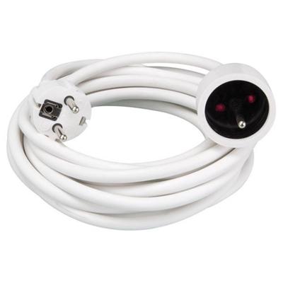 Verlengkabel 5 m wit 3g1.5 penaarde Velleman - Velleman Verlengkabel 5 m wit 3g1.5 penaarde Velleman - Velleman