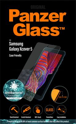 PanzerGlass 7267 7267 Screenprotector (glas) Samsung Galaxy XCover 5 1 stuk(s) Anti-vingerafdruk, Antibacterieel