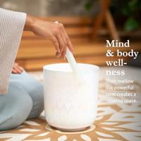 Meinl Sonic Energy Essence Crystal Singing Bowl klankschalen set (E4, B3, G3) - thumbnail