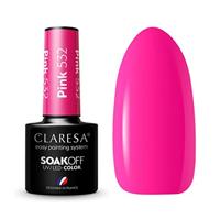 Claresa uv/led gellak 5ml pink 532 sunny garden - thumbnail