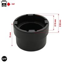 KS Tools 460.3740 3/4-sleufmoersleutel met 4 pennen voor DAF, binnentap Ø 66,8 mm - thumbnail