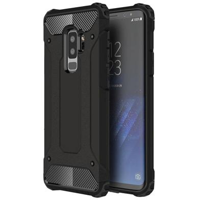 Voor Galaxy S9 PLUS TPU + PC 360 graden bescherming schokbestendige beschermende back cover(Black)