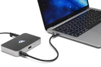 OWC 11,8-inch Thunderbolt 4 en USB-C-kabel met 40 GBPS gegevensoverdracht, 240 W opladen en 8K videomogelijkheid (zwart) - thumbnail