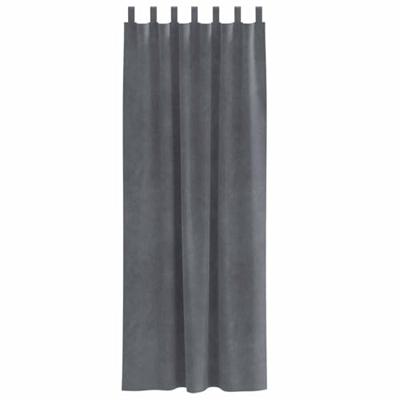 VidaXL Verduisterende gordijnen 2 pcs lichtgrijs 140 x 260 cm fluweel VidaXL Verduisterende gordijnen 2 pcs lichtgrijs 140 x 260 cm fluweel