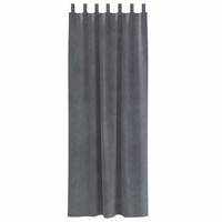 VidaXL Verduisterende gordijnen 2 pcs lichtgrijs 140 x 260 cm fluweel - thumbnail