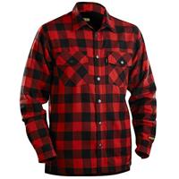 Blåkläder Overhemd flanel 32251131 | Donkergrijs/Zwart | Maat S - 7330509414163 - thumbnail