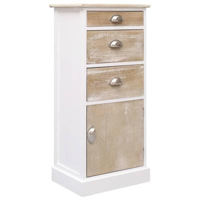 VidaXL Bijzetkast 38x28x86 cm paulowniahout VidaXL Bijzetkast 38x28x86 cm paulowniahout