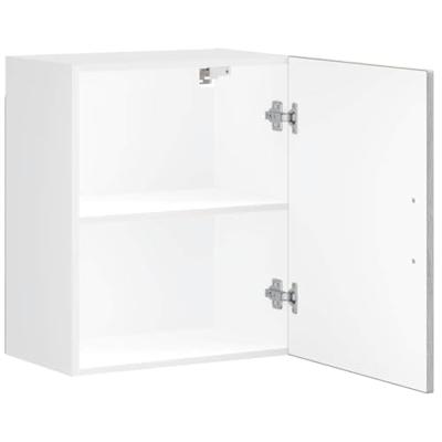 Keukenwandkast Porto bewerkt hout grijs sonoma eiken