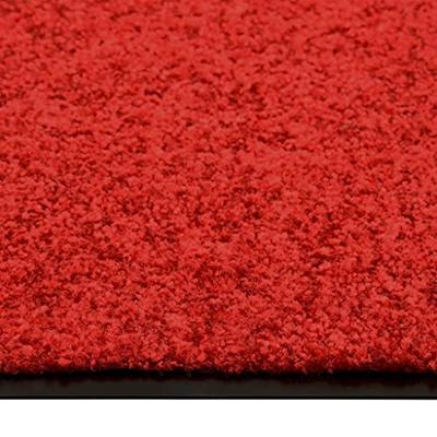 Deurmat wasbaar 40x60 cm rood