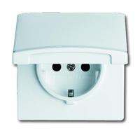 ABB 2CKA002064A0292 Apparaatinzetstuk IP44 Crème-wit, Parel-wit - thumbnail