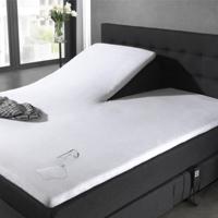 Dreamhouse - Waterdicht Splittopper Hoeslaken - Wit - 180 x 220 - thumbnail