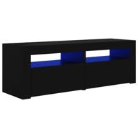 Tv-meubel met LED-verlichting 120x35x40 cm zwart - thumbnail