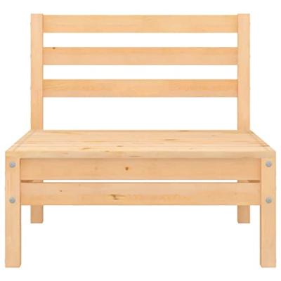 Tuinmiddenbank massief grenenhout