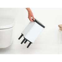 Brabantia Bo hi afvalemmer 4 liter met kunststof binnenemmer white - thumbnail