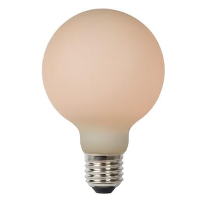Lucide G80 - Filament lamp - Ø 8 cm - LED 3 StepDim - E27 - 1x8W 2700K - Opaal Lucide G80 - Filament lamp - Ø 8 cm - LED 3 StepDim - E27 - 1x8W 2700K - Opaal