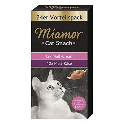 MIAMOR Cat Cream Malt - Kattensnoepje - 24x15g