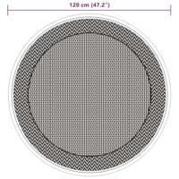 VidaXL Buitenkleed arakil ø120 cm polypropeen groen - thumbnail