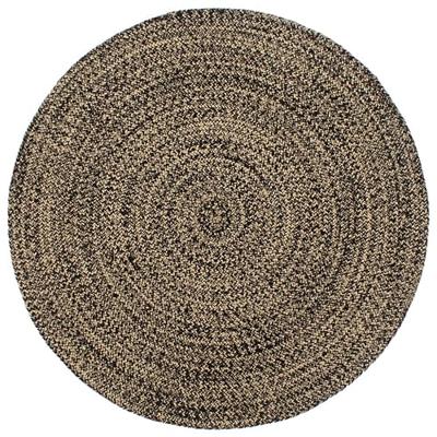 VidaXL Vloerkleed handgemaakt 210 cm jute zwart en bruin VidaXL Vloerkleed handgemaakt 210 cm jute zwart en bruin