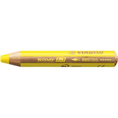 STABILO woody 3 in 1 - multitalent kleurpotlood - geel STABILO woody 3 in 1 - multitalent kleurpotlood - geel