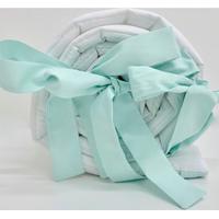 Dolly Hoofdbeschermer Gestept Wit-Mint - thumbnail