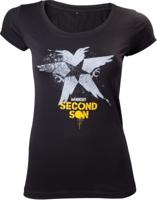 Infamous Second Son T-Shirt Black Bird Women - thumbnail