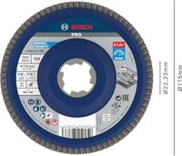Bosch Accessoires X-LOCK Lamellenschijf schuin, kunststof Ø115mm, G 120, X571, 
Best for Metal - 2608621766 - thumbnail